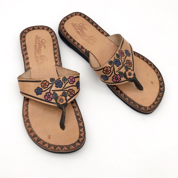 Anay Pe Other - Anay Pe Leather Thong Sandals Mexico 4